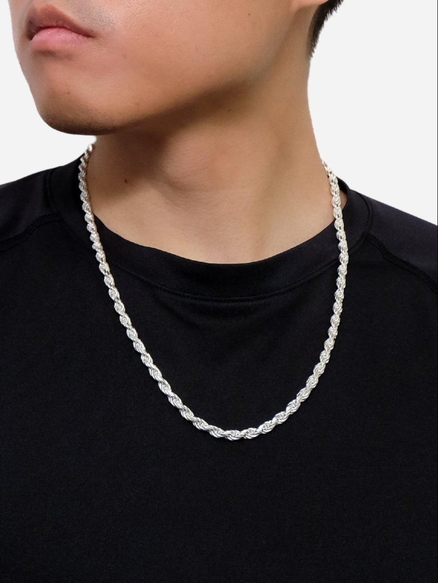 5MM Diamond - Cut Rope Chain - GLIMMERYN