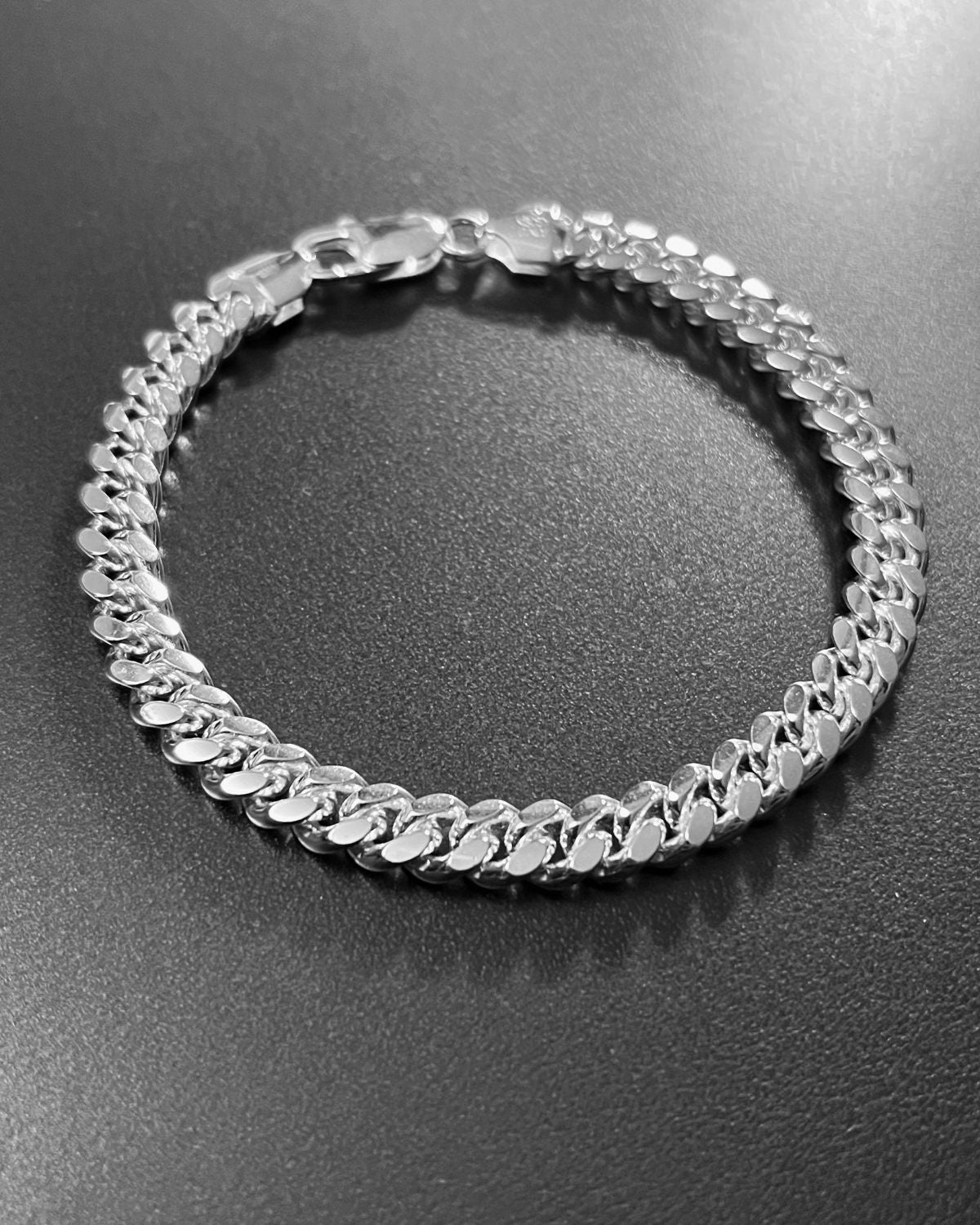 7MM Miami Cuban Bracelet - 8" Length