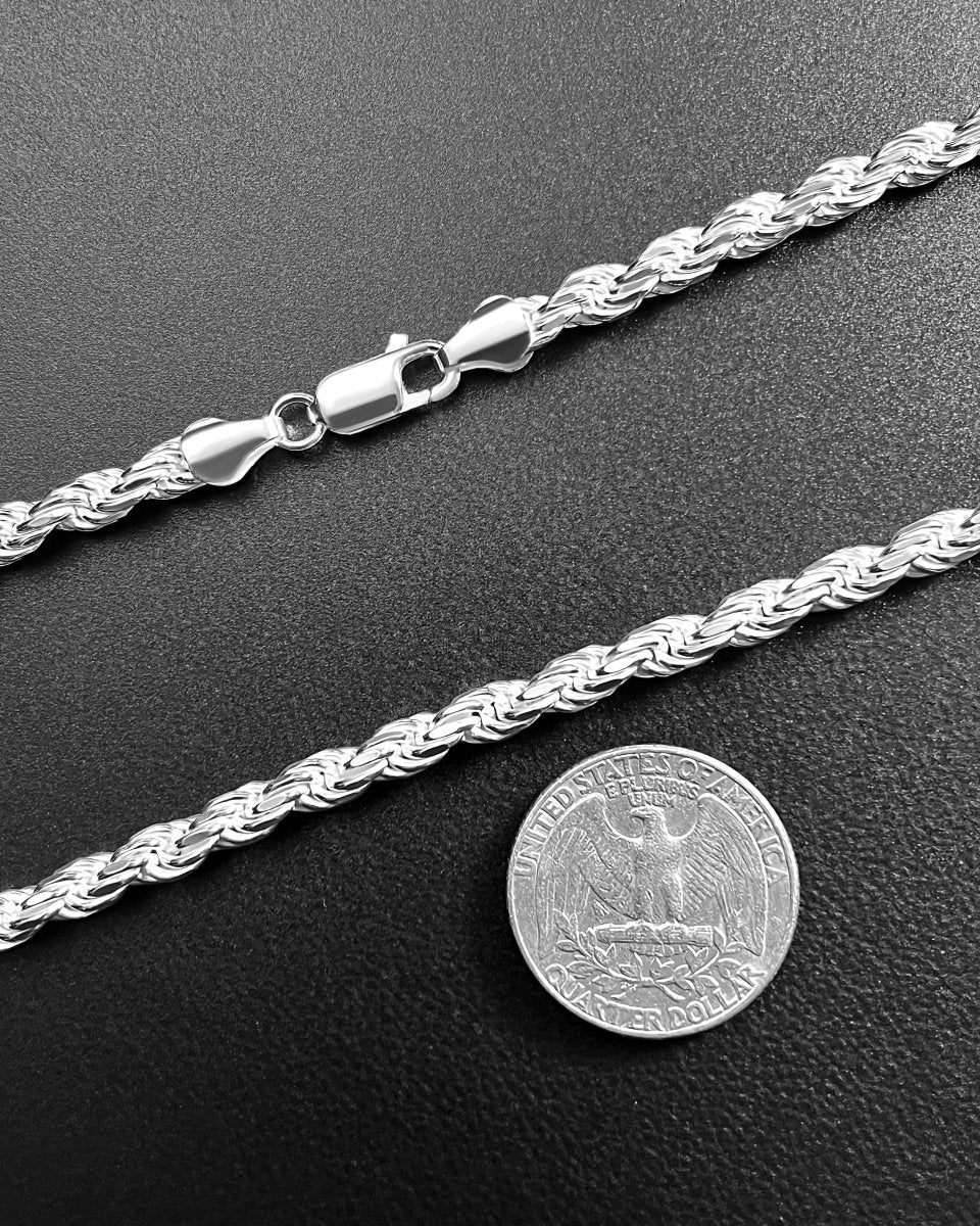 5MM Diamond - Cut Rope Chain - GLIMMERYN