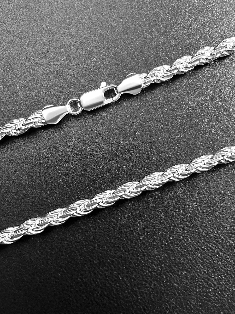 5MM Diamond - Cut Rope Chain - GLIMMERYN