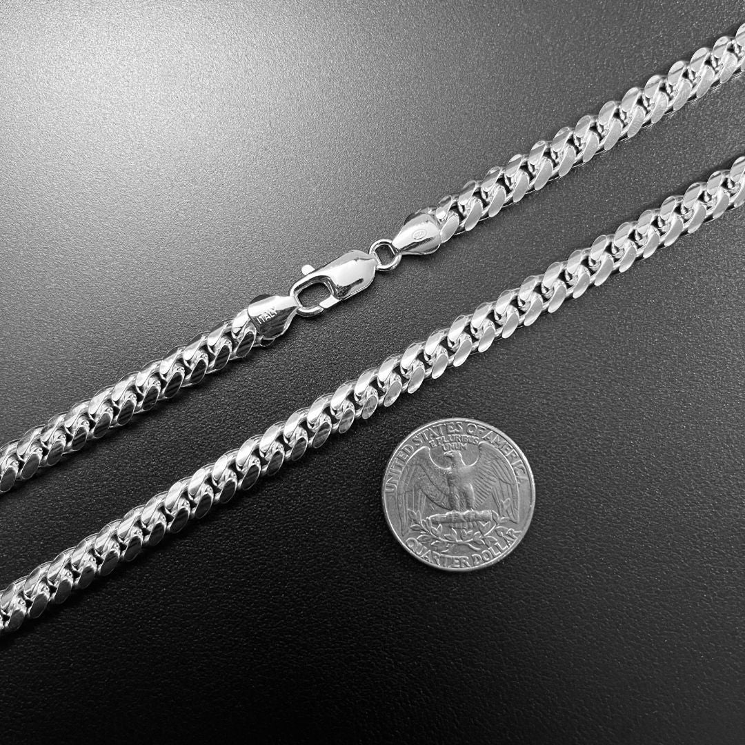 7.7MM Miami Cuban - 22" Length - GLIMMERYN