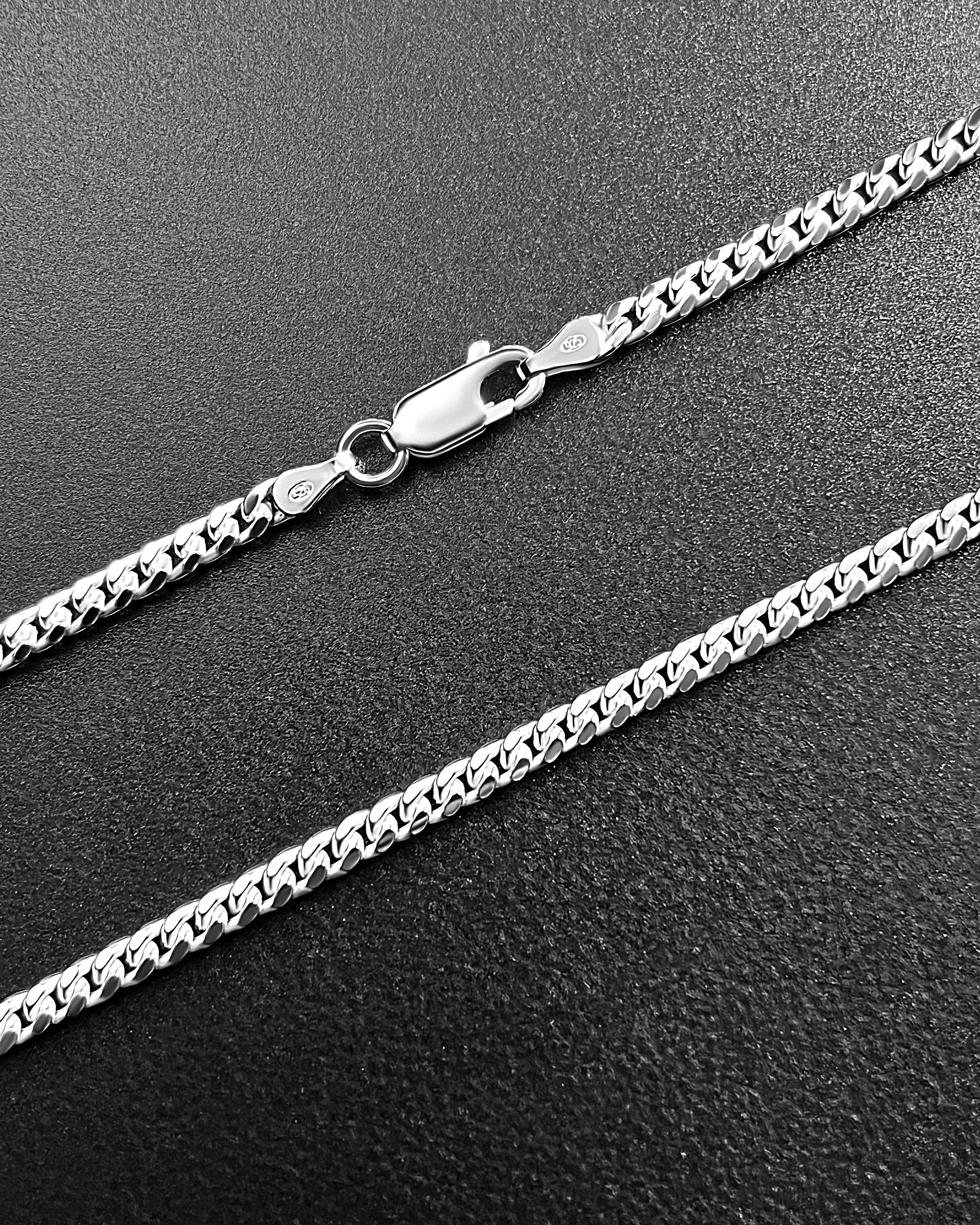 3.4MM Diamond-Cut Curb Chain