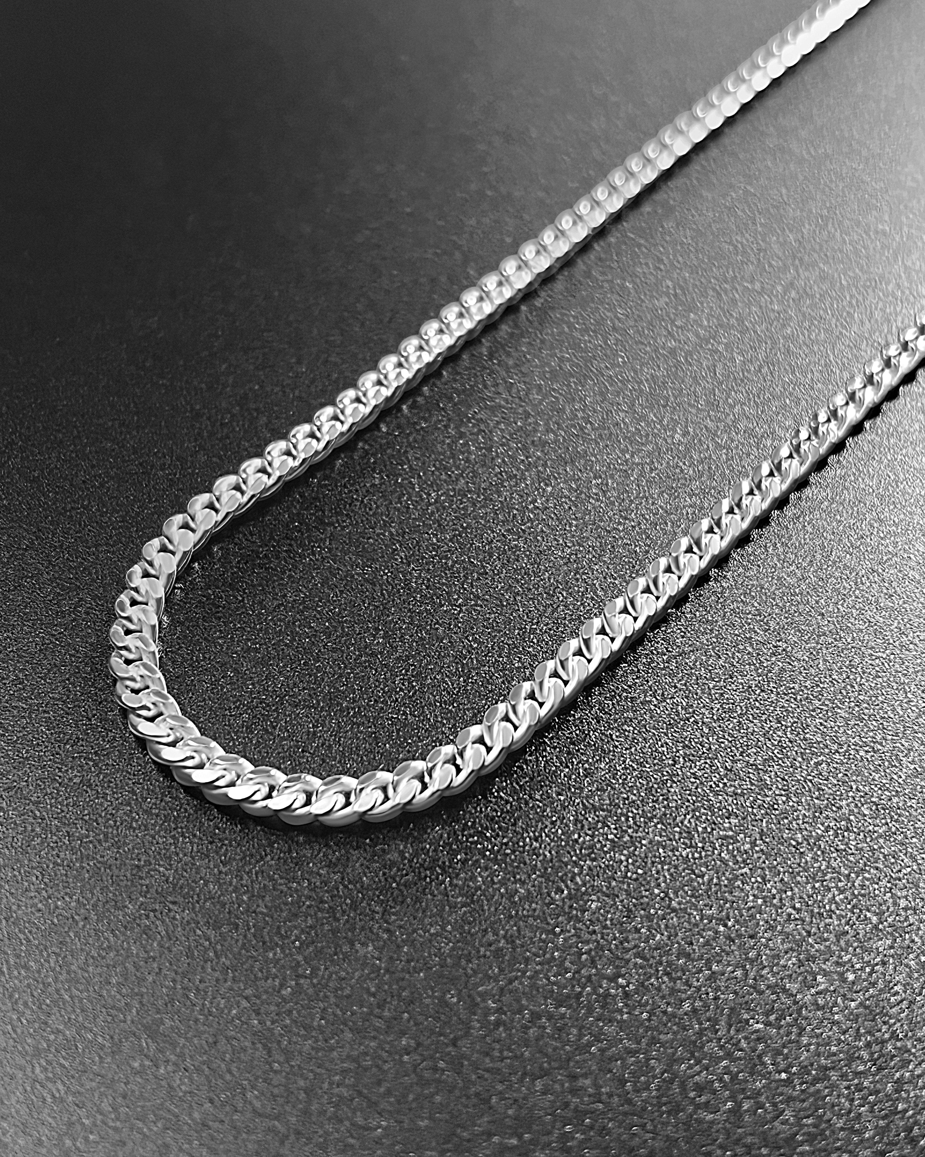 3.4MM Diamond-Cut Curb Chain